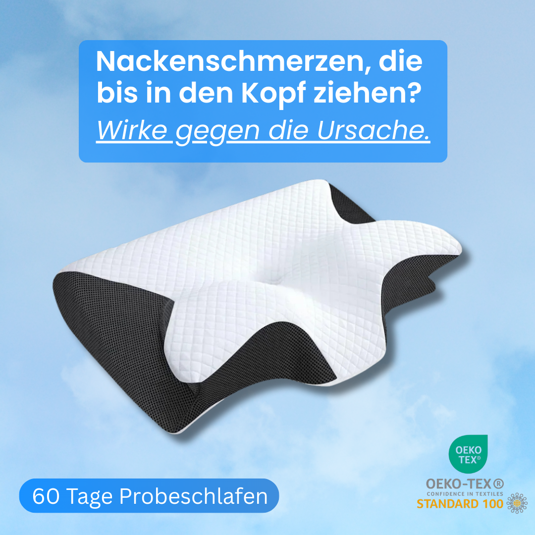 Aufwachen ohne Nackenschmerzen - auch wenn sie bis in den Kopf ziehen