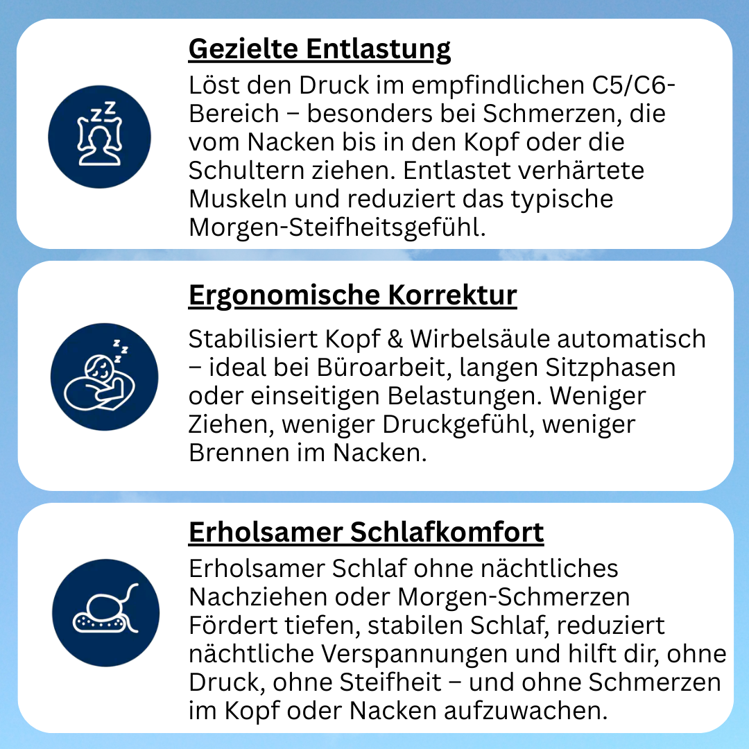 Aufwachen ohne Nackenschmerzen - auch wenn sie bis in den Kopf ziehen